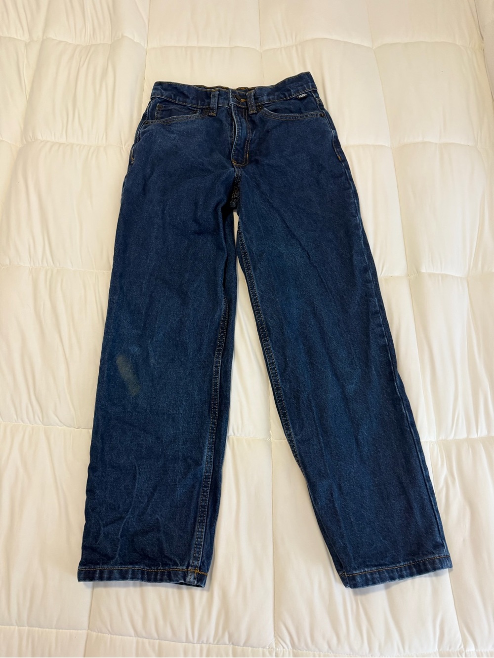 Vans Navy Blue Kids Straight Leg Jeans